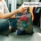 Frienda 6 Pieces Mesh Stuff Sack, 11 x 15 Inch Durable Nylon Drawstring Laundry - Image 5
