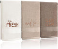 3 Pcs So Fresh and So Clean Clean Farmhouse Decorative Hand Towels by FuWeave
