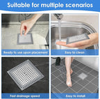 Drain Hair Filter Mesh Tub Drain Protector Anti Slip Sink Hair Stopper - Image 6