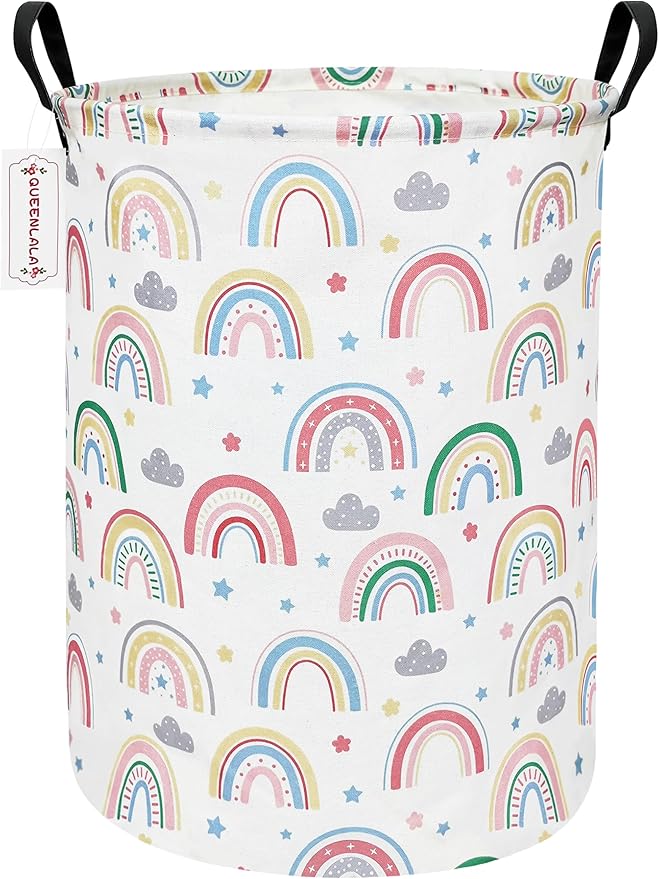 QUEENLALA Large Storage Basket, Laundry Hamper/Bathroom/Home Decor/Collapsible by QUEENLALA