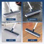 BOOMJOY Floor Scrub Brush with 57" Long Handle, 2 in 1 Scrape and Brush - Image 5