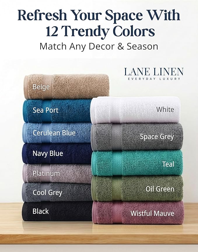 Lane Linen Bath Towel Set - Image 9