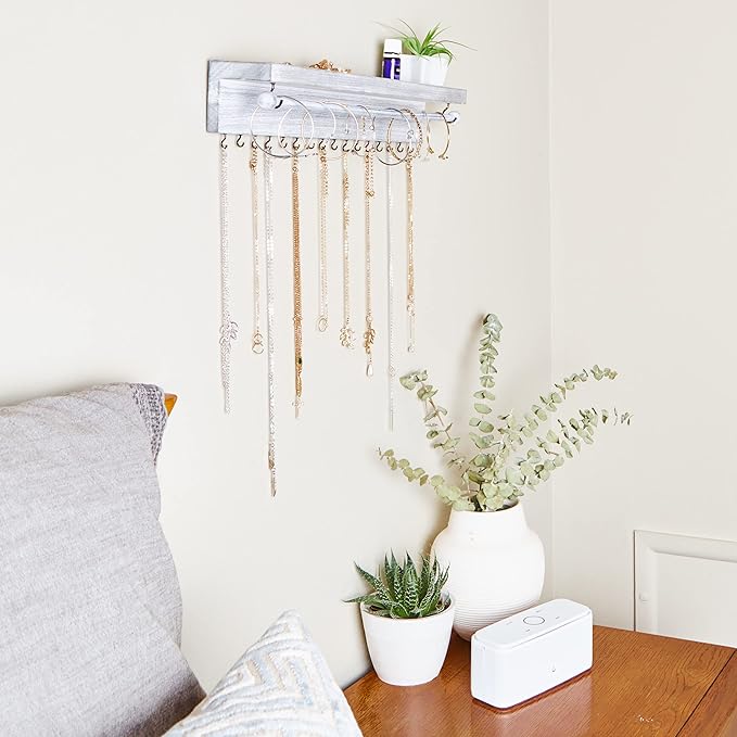 Rustic Necklace Jewelry Organizer - Image 7