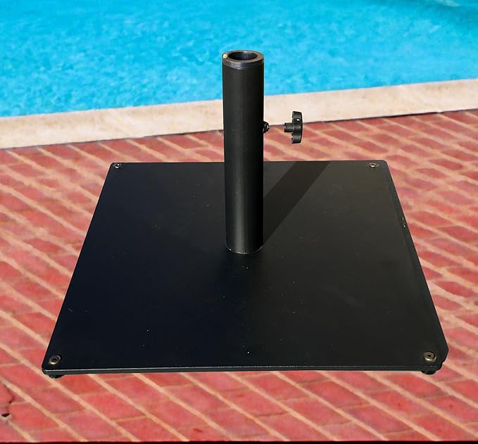 Tropishade Steel Plate Umbrella Base, 36 lbs, Black - Image 4
