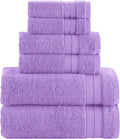 Elegant Comfort Luxury 6-Piece Towel Set, Premium Soft 100% Turkish Cotton by ELEGANTCOMFORT
