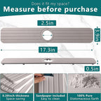 Drying Stone Faucet Mat for Kitchen Sink, Diatomite Faucet Handle Drip Catcher - Image 3