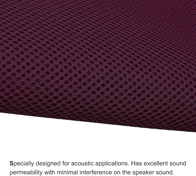 MECCANIXITY Speaker Grill Cloth 20 x 63 Inch Stereo Mesh Fabric Protective - Image 4