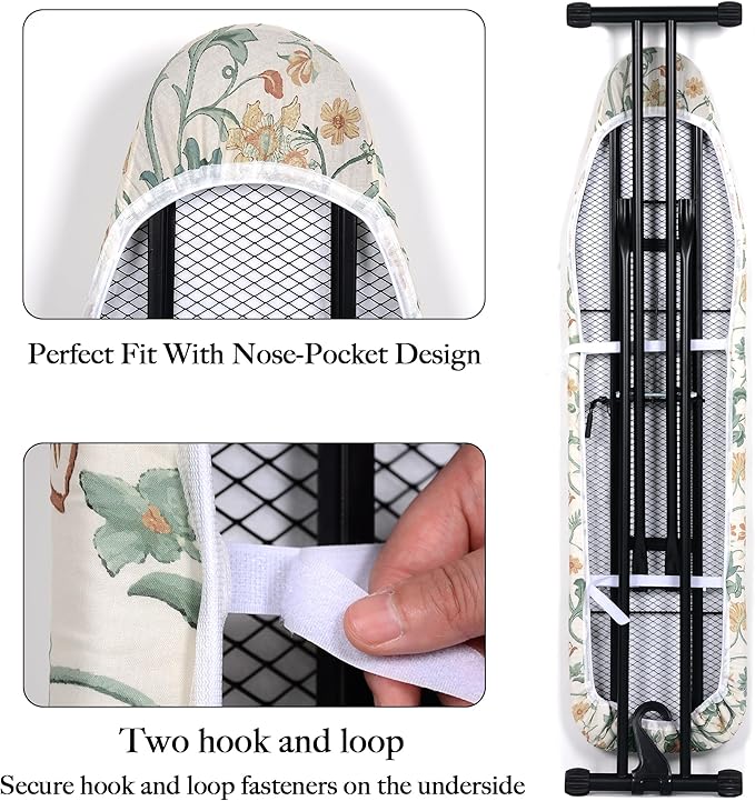 Premium Ironing Board Cover and Pad – Reflective Heat Technology, Heavy-Duty - Image 3