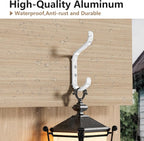 White Coat Hook for Hanging - Image 3