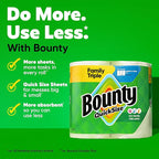 Bounty Quick-Size Paper Towels, 8 Family Triple Rolls = 27 Regular Rolls - Image 2