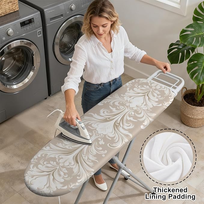 Ironing Board Cover 15"x54" Standard Size Replacement Thick Iron Board Covers - Image 5