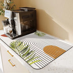 19.5" x 12" Dish Drying Mat & 24" x 5.5" Sink Splash Guard, Super Absorbent - Image 4