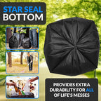 Reli. 40 to 45 Gallon Trash Bags Heavy Duty | 250 Trash Bags | Super Sizeable - Image 3