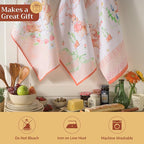 Maison d' Hermine Kitchen Towels Set of 3 100% Cotton 27.50" x 20" Reusable - Image 5