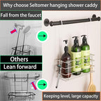 Shower Caddy Hanging Shower Rack SUS304 Stainless Steel Hanging Shower Orangizer - Image 7