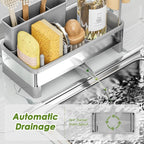 Ewaiira Stainless Steel Sink Caddy, Sponge Holder - Image 5