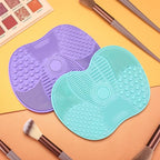 4 Pcs Silicone Make Up Brush Cleaning Mat, Makeup Brush Cleaner Mats, Cosmetic - Image 6