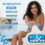 WITHU Disposable Face Towels – Ultra-Soft Biodegradable Face Cleansing Wipe - Image 9