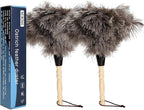 2pcs Ostrich Feather Dusters Natural Feathers Duster by NEWONG