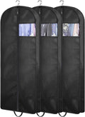 KIMBORA 54" Suit Bags for Closet Storage and Travel, Gusseted Hanging Garment by KIMBORA