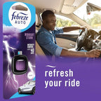 Febreze AUTO Air Freshener, Odor-Fighting Automotive Vent Clip, Midnight Storm - Image 7