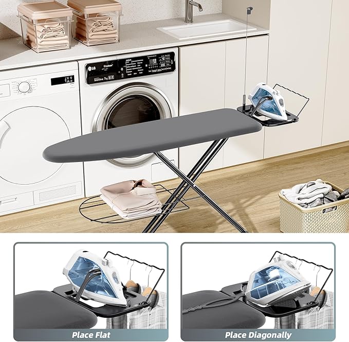 KINGBOARD Ironing Board, Compact Iron Board Full Size - Image 5