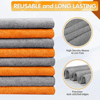 FIXSMITH Microfiber Cleaning Cloth -Pack of 50, Highly Absorbent Cleaning Rags - Image 3