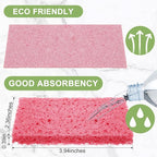 Zhengmy 300 Pieces Sponges Kitchen Compressed Sponges Bulk Natural Dish Sponge - Image 2