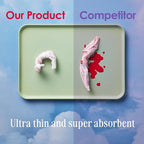 August Super Cotton Menstrual Pads, Hypoallergenic Sanitary Napkins - Image 3