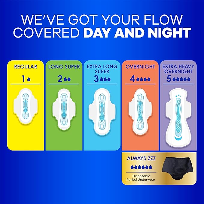 Always Maxi Feminine Pads with Wings - Image 5