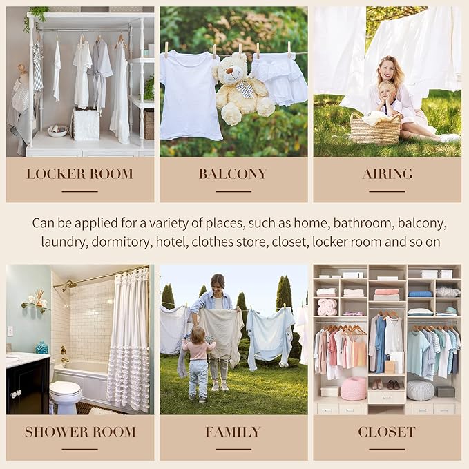 Eccliy 2 Pcs Canvas Clothespin Bag - Image 5