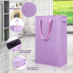 Odonata Slim Laundry Hamper Handles Collapsible Laundry Basket Thin Dirty - Image 5