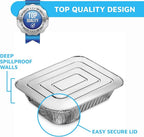 MontoPack 9x13 Aluminum Foil Half Size Roasting Pans - Image 4