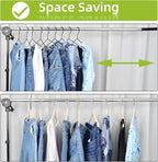 Heavy Duty Metal Hangers with Unique Hook Design Durable & Sturdy Coat Hangers - Image 7