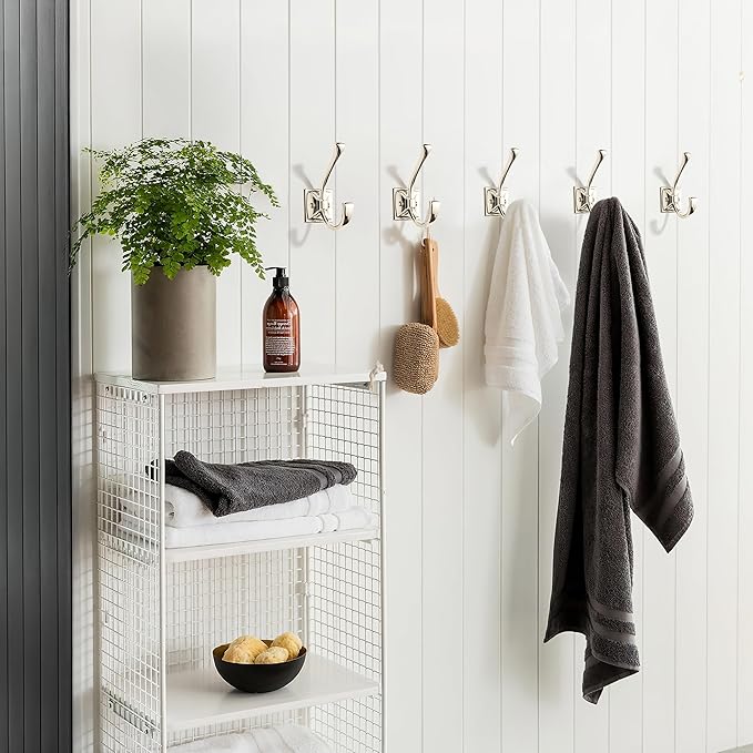 khtumeware Wall Hooks, 2 Pack Coat Hooks Hardware Towel Hooks - Image 5