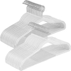 SONGMICS Clothes Hangers, Space-Saving, Cloud White UCRP050W05 by SONGMICSbySONGMICSHOME