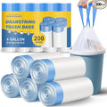 Charmount Small Trash Bags 4 Gallon, Plastic Trash Can Liners by CHARMOUNT