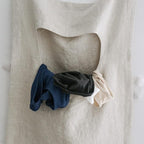 Amazhiyu 100% Linen Door Hanging Laundry Hamper Bag, 19x27 Inches - Image 5