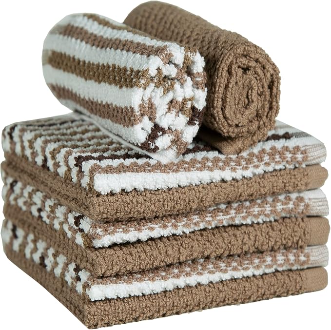 Bumble Towels Premium Dish Cloths 12"x12" | 100% Natural Ring Spun Cotton Tea - Image 4