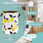 Lemons Laundry Hamper Boho Tropical Fruit Colorful Laundry Basket - Image 2