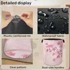Pink Cherry Blossoms Laundry Basket - Image 5