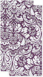 DII Cotton Dish Towel Set Damask Print - Image 2