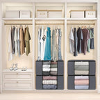 Fab totes Storage Bags, Clothes Blanket Storage Bins Foldable Closet Organizers - Image 7