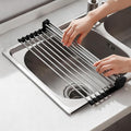 NEZUIBAN Dish Drying Rack with Roll Up and Over Sink by NEZUIBAN