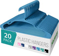 NEATERIZE Clothes Hangers Plastic 20 Pack by Neaterize
