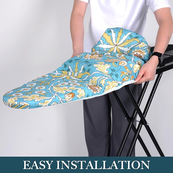 Ironing Board Cover and Pad, Standard Size, Stain-Resistant & Wrinkle-Free - Image 6