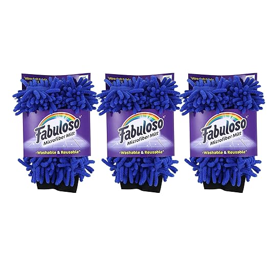 Fabuloso Microfiber Cleaning Mitt Glove, Lint-Free Scratch-Free Dusting and by Colgate-PalmoliveCommercial
