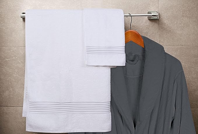 Utopia Towels 8 Piece Premium Towel Set, 2 Bath, 2 Hand, and 4 Washcloths - Image 5