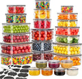 52 Pcs Food Storage Containers by Unknown