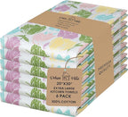 Urban Villa Collection Kitchen Towels Tulip Flowers Multi Color Premium Quality by CottonTrends